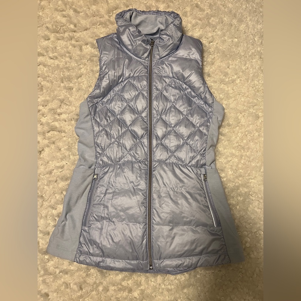 Lululemon Quilted Down Vest - Ice Blue